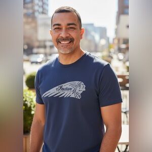 Indian Motorcycles Brand T-Shirt Size Medium